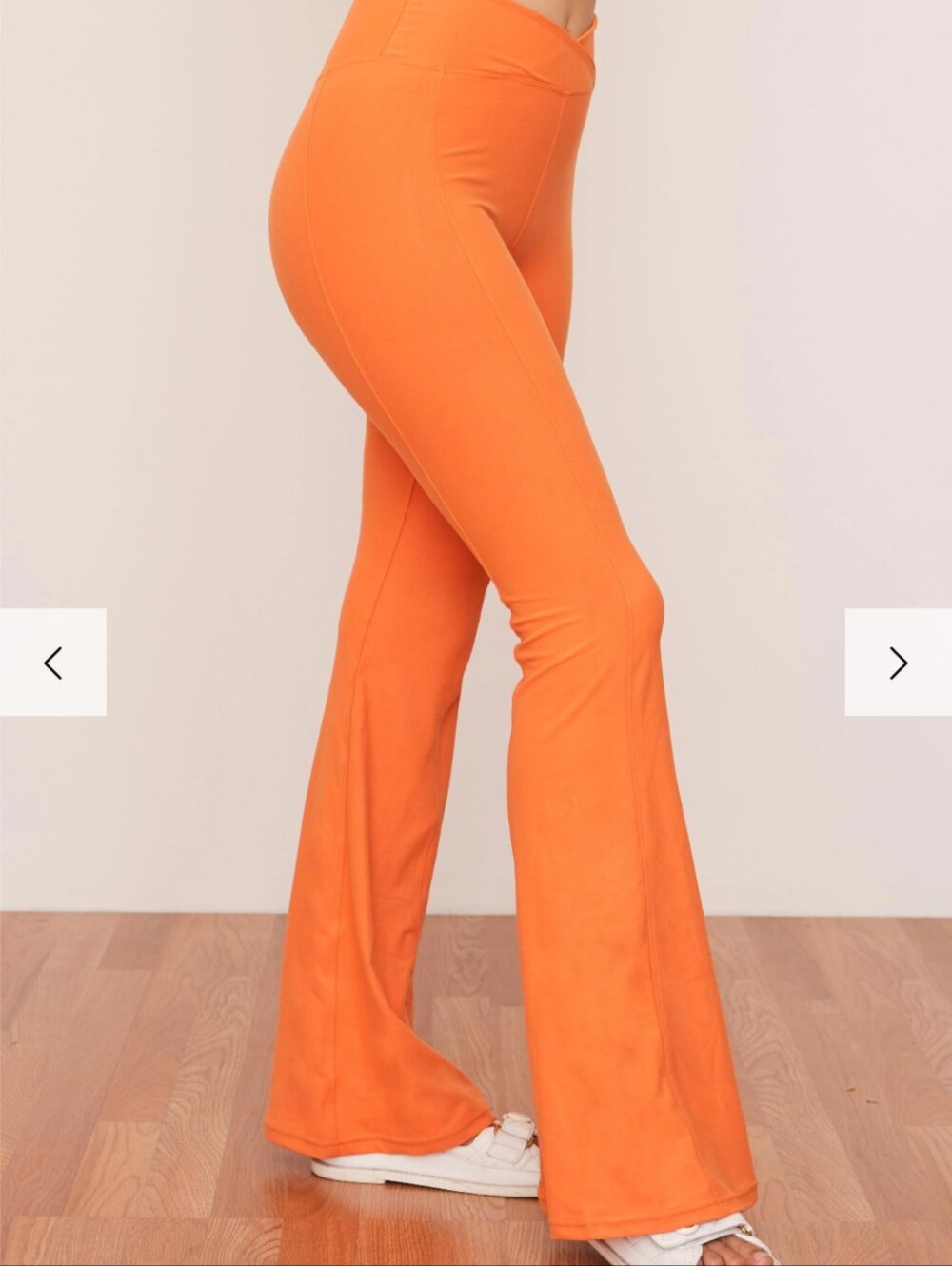 Wolven Threads Tangerine Crossover Flare Pants Size Small